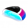 LED / UV nagellampa GLOW YC57 268W rosa / blå