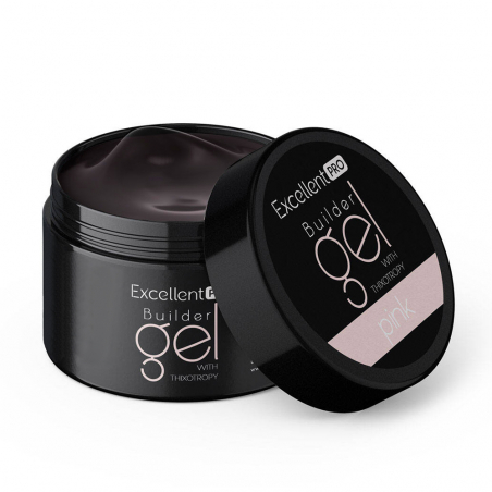 HEMA FREE rosa klar UV gel Excellent med tixotropi för naglar 30g