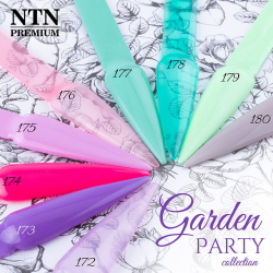Gellack NTN Premium Garden Party för naglar 177 turkos 5g