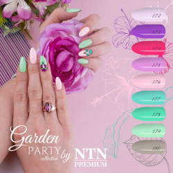 Gellack NTN Premium Garden Party för naglar 179 grön 5g
