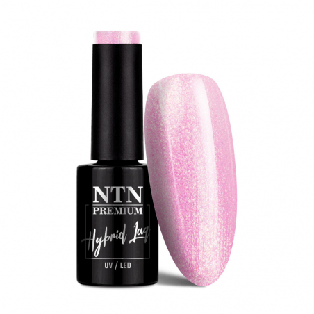 Gellack NTN Premium Birthday Party för naglar 48 rosa glittrig 5g