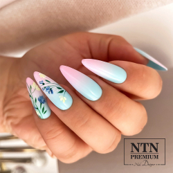 Gellack NTN Premium Splash för naglar 124 rosa 5g