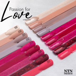 Gellack NTN Premium Passion for Love för naglar 200 brun 5g