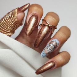 Gellack NTN Premium Dessert för naglar 97 ljusblå 5g