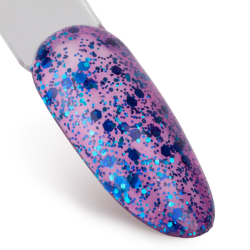 Gellack NTN Premium Multicolor för naglar 86 rosa glitter 5g