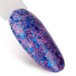 Gellack NTN Premium Multicolor för naglar 86 rosa glitter 5g