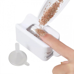 Glitter och pulversamlare för naglar