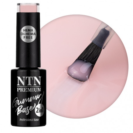 HEMA Free Gummy Base 2-i-1 NTN Premium Puff Peach nude för naglar 5g
