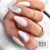 Gellack NTN Premium Ambrosia för naglar 154 silver glitter 5g