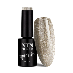 Gellack NTN Premium Celebration för naglar 169 guld glitter 5g