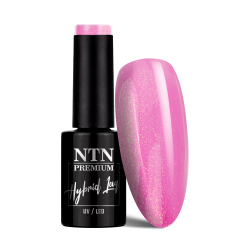Gellack NTN Premium Springtime selfie för naglar 285 rosa glitter 5g