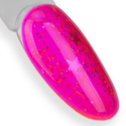Gellack NTN Premium Impression för naglar 255 neonrosa glitter 5g