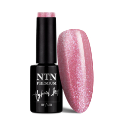 Gellack NTN Premium Day Dreaming för naglar 55 rosa glitter 5g