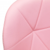 Arbetsstol / kundstol QS-06 rosa