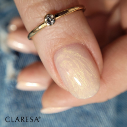 HEMA-fri UV builder glittergel Claresa Soft&Easy Gold Prosecco för naglar 90g