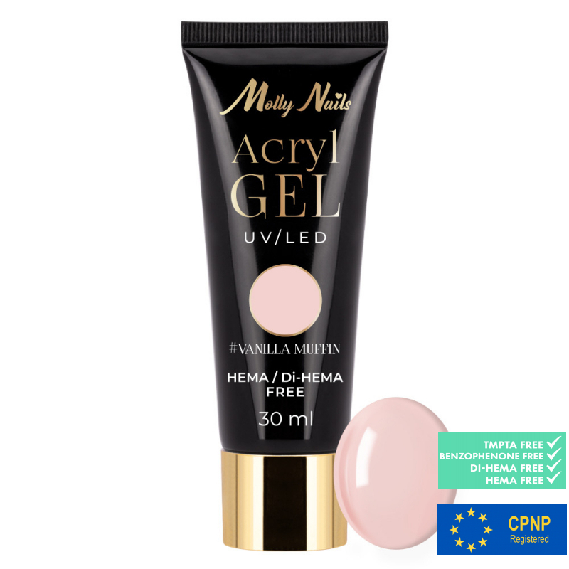 Polygel Molly Nails nude Vanilla Muffin HEMA FREE 30g Polygel Molly Nails nude Vanilla Muffin HEMA FREE 30g