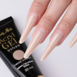 Polygel Molly Nails nude glitter Beige Goddess HEMA FREE 30g