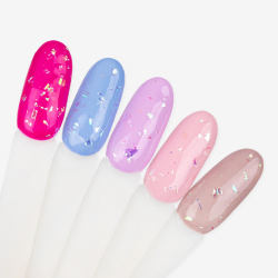 Top Coat Drop Flakes utan klibbigt lager NTN Premium Phantom för naglar 7g