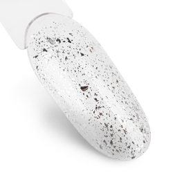 Top Coat Drop Flakes utan klibbigt lager NTN Premium Silver för naglar 7g