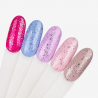 Top Coat Drop Flakes utan klibbigt lager NTN Premium Silver för naglar 7g