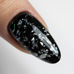 Top Coat Drop Flakes utan klibbigt lager NTN Premium Prismatic för naglar 7g