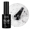 Top Coat Drop Flakes utan klibbigt lager NTN Premium Iron för naglar 7g