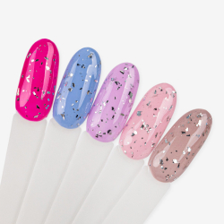 Top Coat Drop Flakes utan klibbigt lager NTN Premium Iron för naglar 7g