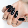 Top Coat Drop Flakes utan klibbigt lager NTN Premium Iron för naglar 7g