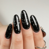 Top Coat Drop Flakes utan klibbigt lager NTN Premium Iron för naglar 7g