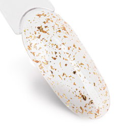 Top Coat Drop Flakes utan klibbigt lager NTN Premium 24 Carat för naglar 7g