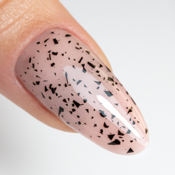 Top Coat Drop Flakes utan klibbigt lager NTN Premium Eggshell för naglar 7g