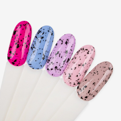 Top Coat Drop Flakes utan klibbigt lager NTN Premium Eggshell för naglar 7g