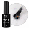 Top Coat Drop Flakes utan klibbigt lager NTN Premium Cooper för naglar 7g