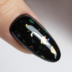Top Coat Drop Flakes utan klibbigt lager NTN Premium Cooper för naglar 7g