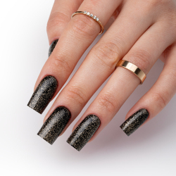 Top Coat Quick Finish Diamond Gold No Wipe utan klibbigt lager NTN Premium för naglar 7g