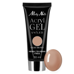 Polygel Molly Nails Light Brown HEMA FREE 30g