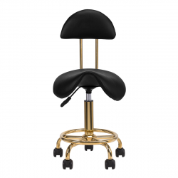 Arbetsstol / sadelstol 6001G guld / svart