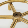 Arbetsstol / sadelstol 6001G guld / svart