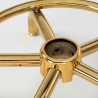 Arbetsstol / sadelstol 6001G guld / svart