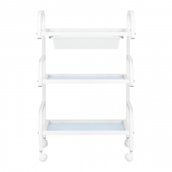 Rullvagn Basic 121 med låda vit