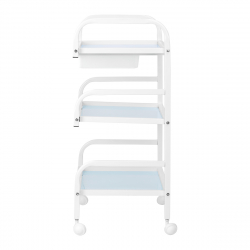 Rullvagn Basic 121 med låda vit