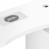 Nagelbord MOMO L03 med dammuppsamlare vit