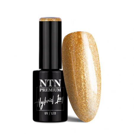 Gellack NTN Premium Limited Edition 330 för naglar guld glitter 5g