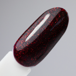 Gellack NTN Premium Limited Edition för naglar 19 vinröd med glitter 5g