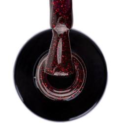 Gellack NTN Premium Limited Edition för naglar 19 vinröd med glitter 5g