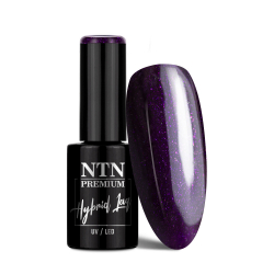 Gellack NTN Premium Limited Edition för naglar 329 lila glitter 5g