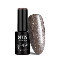 Gellack NTN Premium Limited Edition för naglar 322 brun glitter 5g