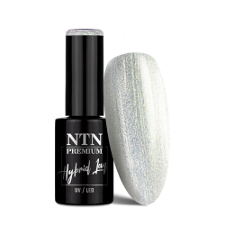 Gellack NTN Premium Limited Edition för naglar 316 pärlvit glitter 5g