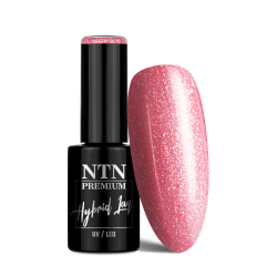 Gellack NTN Premium Limited Edition för naglar 324 rosa glitter 5g