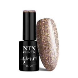 Gellack NTN Premium Limited Edition för naglar 320 guld glitter 5g